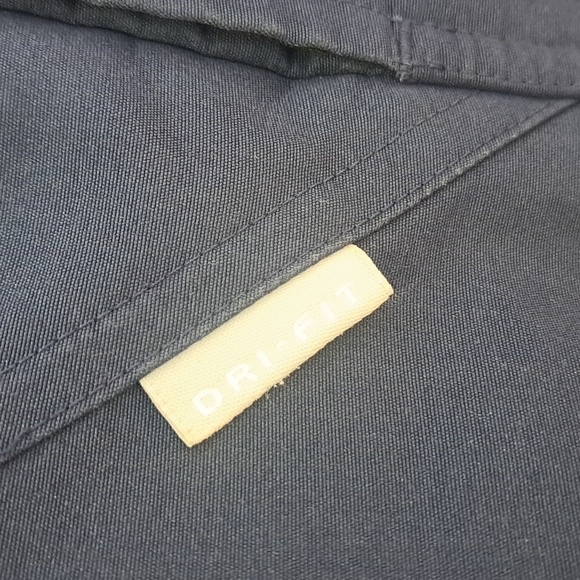 Nike swoosh Dri-Fit drawstring lined navy blue LG casual swim board shorts - Picture 6 of 8